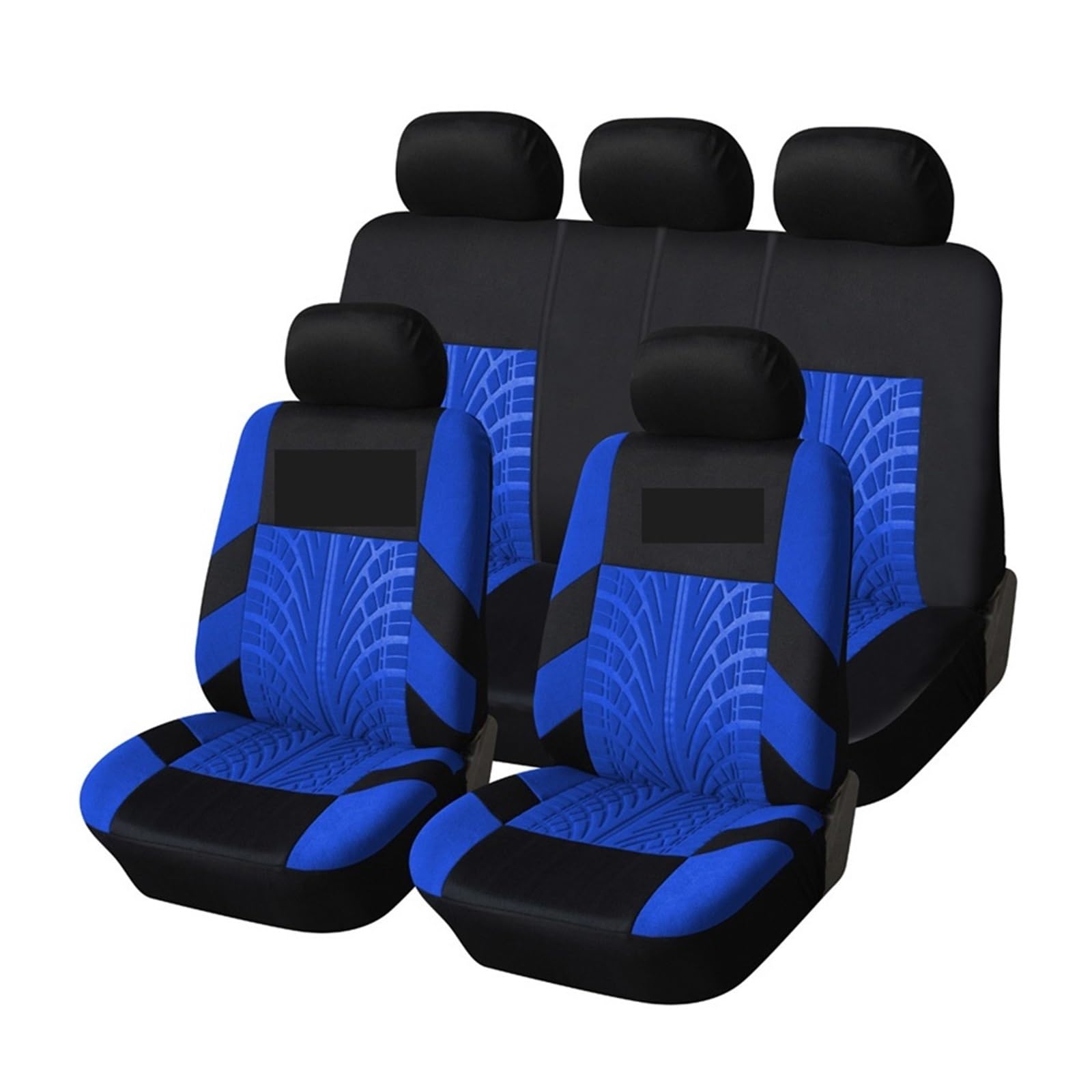 Autositzbezüge Autositzbezug, Polyesterstoff, Universal-Set, rot, Auto-Styling, passend für die meisten Auto-Innenausstattungen, Sitzbezüge für Limousinen. Sitzbezug(Blau,Set of seat covers) von ZUKPHBWYWK