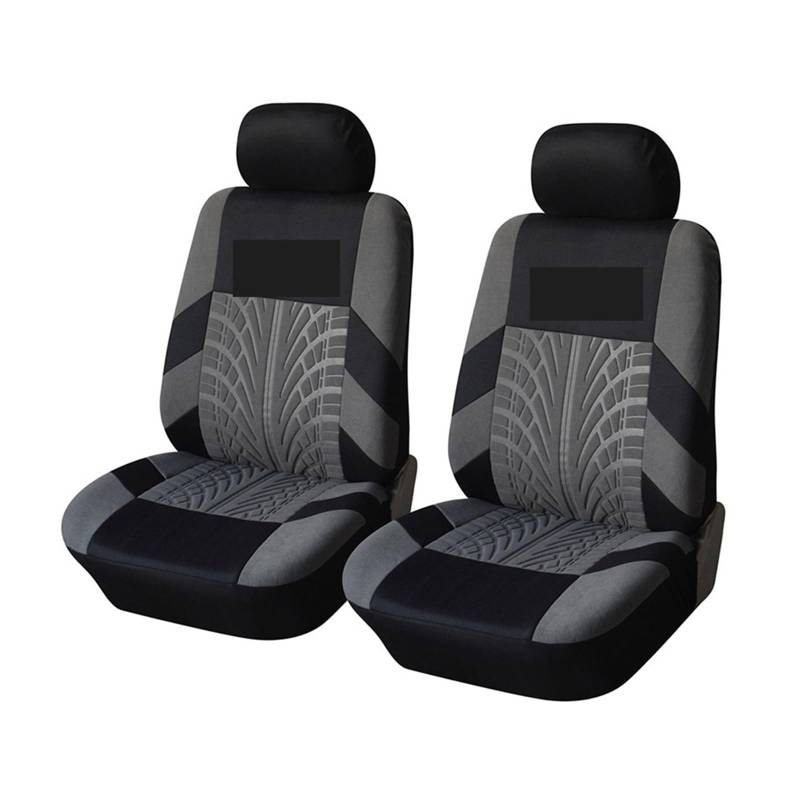 Autositzbezüge Autositzbezug, Polyesterstoff, Universal-Set, rot, Auto-Styling, passend für die meisten Auto-Innenausstattungen, Sitzbezüge für Limousinen. Sitzbezug(Grey,2xHigh Back Seat Covers) von ZUKPHBWYWK