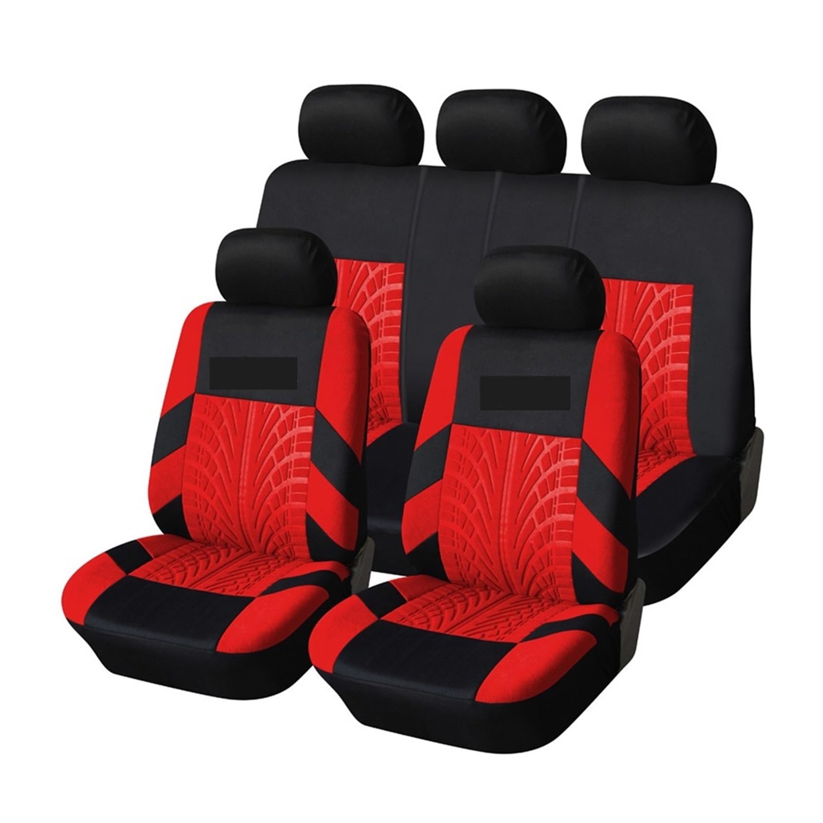 Autositzbezüge Autositzbezug, Polyesterstoff, Universal-Set, rot, Auto-Styling, passend für die meisten Auto-Innenausstattungen, Sitzbezüge für Limousinen. Sitzbezug(rot,Set of seat covers) von ZUKPHBWYWK