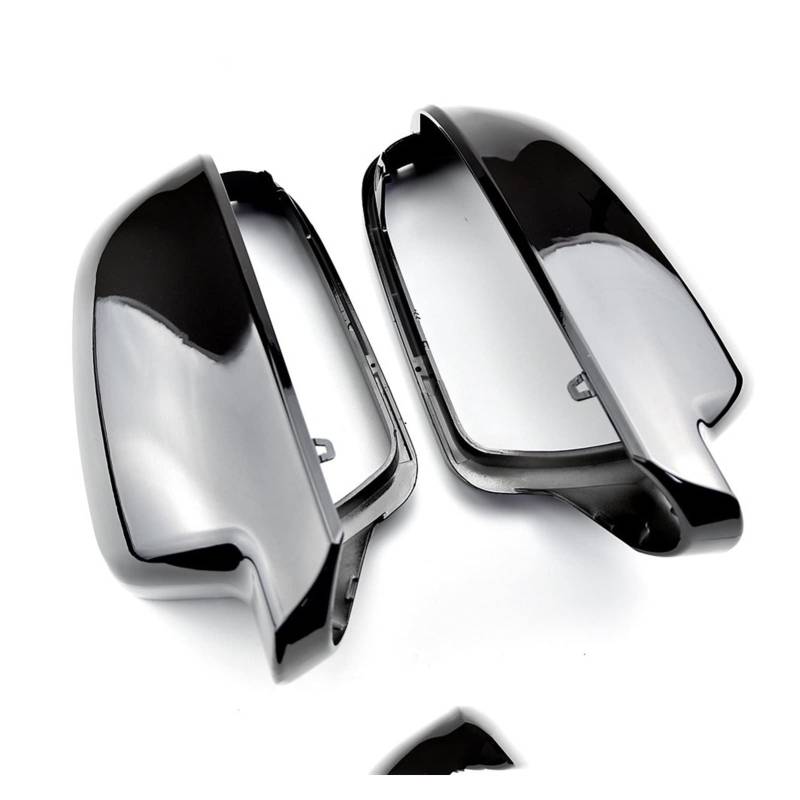 Für A3 A4 A5 B8.5 2 Stücke Kohlefaser Stil Rückspiegelschalen Abdeckung Schutzkappe Auto Styling Shell Seitenspiegel Shell Covers Spiegelabdeckungen(Bright black) von ZUKPHBWYWK