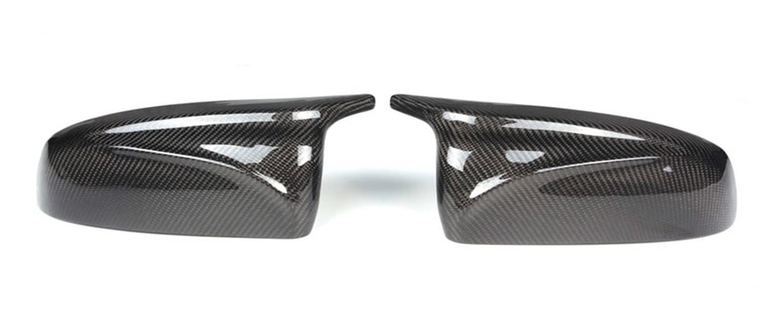 Für X5 E70 X6 E71 2008-2013 Rückspiegel Horntyp Rückspiegelschale Ersetzbarer Umkehrspiegeldeckel Spiegelabdeckungen(Carbon Fiber Look) von ZUKPHBWYWK