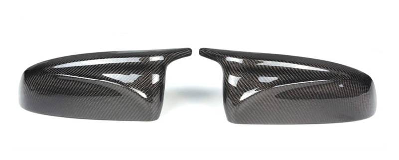 Für X5 E70 X6 E71 2008-2013 Rückspiegel Horntyp Rückspiegelschale Ersetzbarer Umkehrspiegeldeckel Spiegelabdeckungen(Carbon Fiber Look) von ZUKPHBWYWK