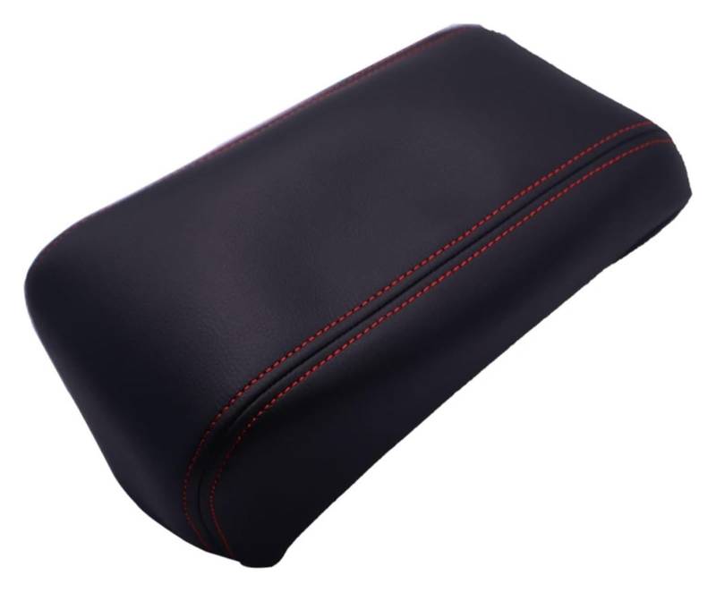 Mittelkonsolen Für Kfz Für Hyundai Für Tucson 2006-2013 Mittelkonsole Armlehne Box Abdeckung Mikrofaser Leder Schutz Trim Mittelkonsole Lagerung Box Armlehnen(Black-red Line) von ZUKPHBWYWK