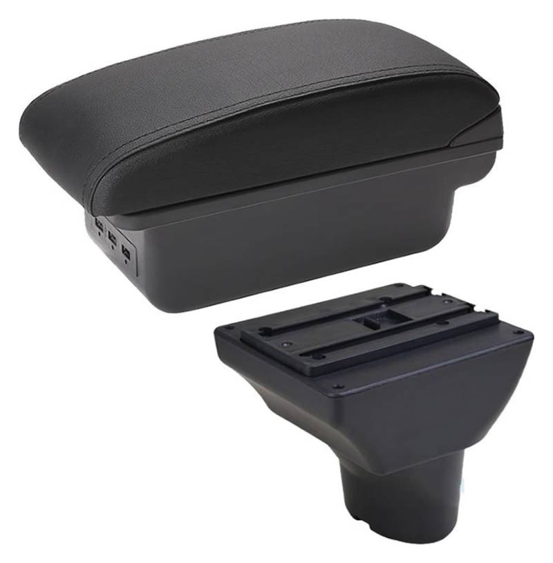 Mittelkonsolen Für Kfz Für Hyundai I20 2011-2019 Auto Armlehne Innen Teile Zentrum Speicher Box Auto Zubehör Armlehne Box Center Console Storage Box Armlehnen(B2 Black Line 3usb) von ZUKPHBWYWK