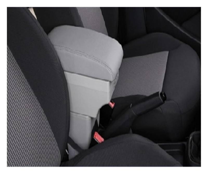 Mittelkonsolen Für Kfz Für Kia Für Picanto Center Console Storage Box Auto Armlehne Box Center Console Lagerung Fall Modifikation Mit Tasse Halter USB Port Armlehnen(C-Gray) von ZUKPHBWYWK