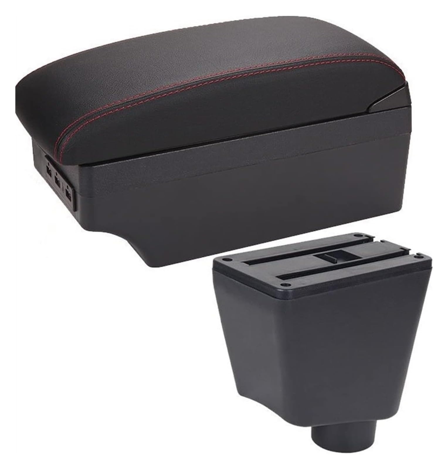 Mittelkonsolen Für Kfz Für R&ENAULT Für Clio 3 Für Clio 4 III IV Center Konsole Organizer Box Auto Armlehne Box Armlehne Lagerung Box Tasse Halter Mit USB Armlehnen(7usb A2) von ZUKPHBWYWK