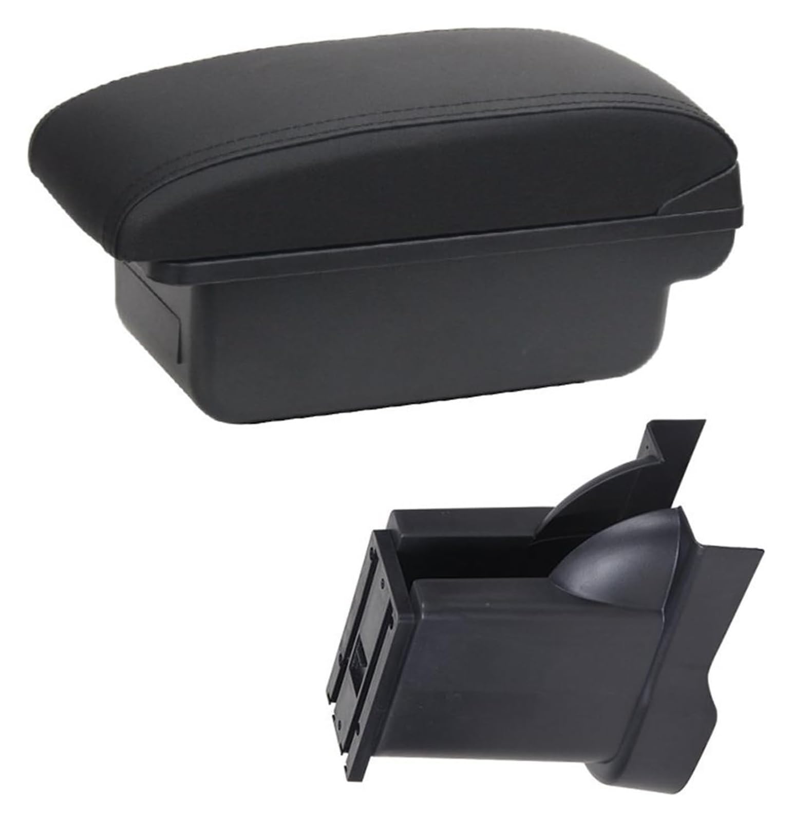 Mittelkonsolen Für Kfz Für Suz&uki Für Alto 2008-2016 Auto Armlehnen Box Center Center Konsole Lagerung Mit Tasse Halter USB Center Console Lagerung Box Armlehnen(C2 Black line NO USB) von ZUKPHBWYWK