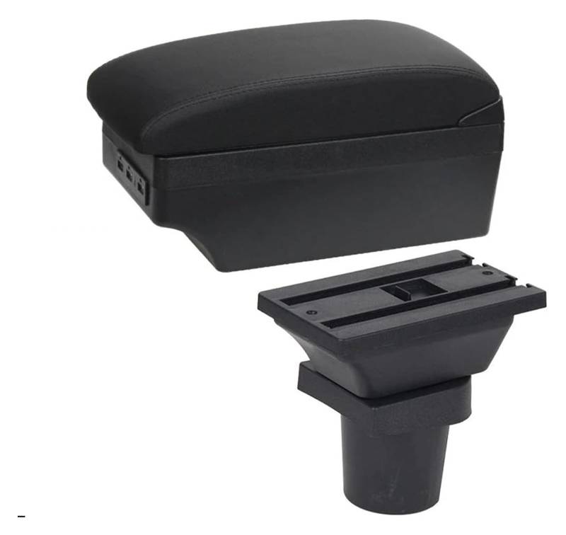 Mittelkonsolen Für Kfz Für T&oyota Yaris Vitz 2006–2011, Einfach Installieren Auto-Armlehnenbox Fließheck Mittelkonsole Aufbewahrungszubehör Innendetails USB Armlehnen(A2 Black Line 7usb) von ZUKPHBWYWK