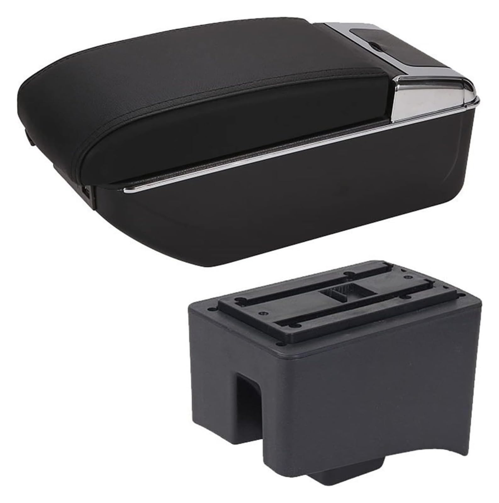 Mittelkonsolen Für Kfz Für VW Für POLO Für AMEO Auto Armlehne Box Lagerung Box Innen Mit USB Center Konsole Organizer Box Center Konsole Armlehne Armlehnen(7usb A3) von ZUKPHBWYWK