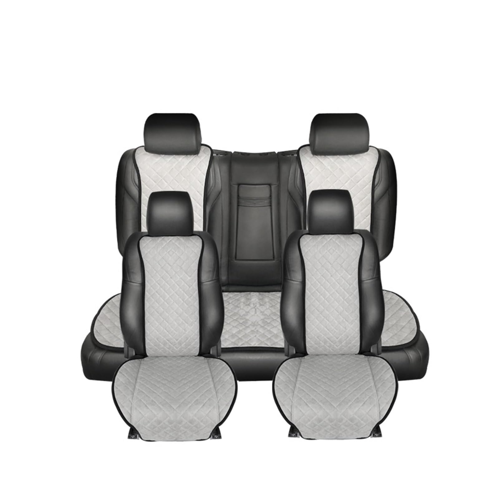 ZUKPHBWYWK Autositzbezüge Abdeckung Universal Auto Zubehör Vier Jahreszeiten Auto Sitzbezug Für Vorne Hinten Sitzbezüge. Sitzbezug(Grey,Set of seat Covers) von ZUKPHBWYWK