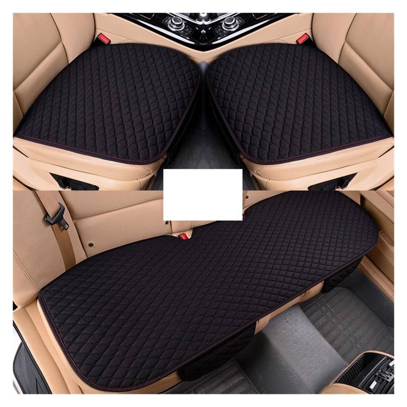 ZUKPHBWYWK Autositzbezüge Autositzbezüge vorne/hinten/komplettes Set, wählen Sie Autositzkissen, Leinenstoff, Sitzpolsterschutz. Sitzbezug(Set of seat Covers) von ZUKPHBWYWK