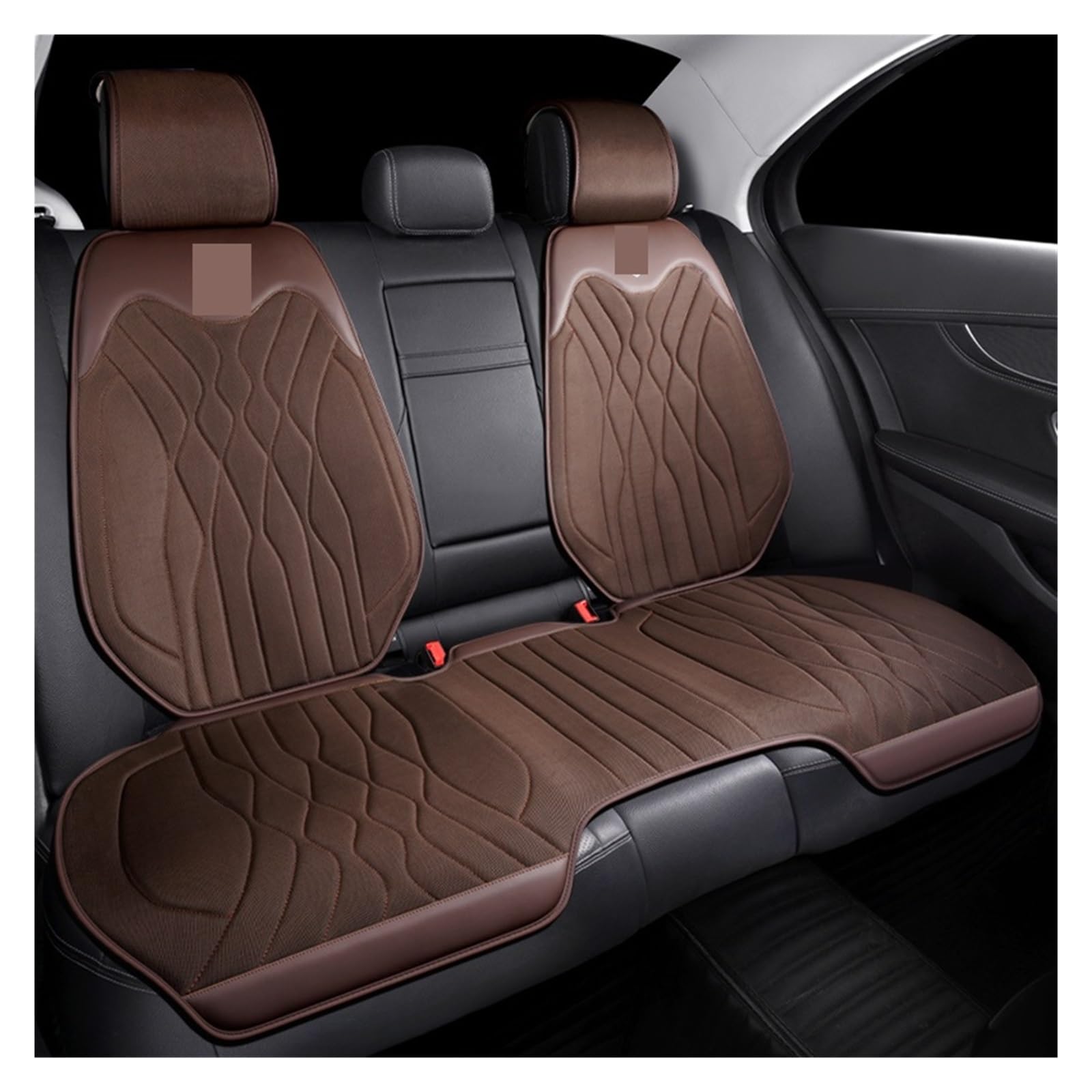 ZUKPHBWYWK Autositzbezüge Autositzbezug, Auto-Sitzkissen, Auto-Innenausstattung, Auto-Vordersitzbezüge, Autobezüge. Sitzbezug(Braun,1xRear Seat Covers) von ZUKPHBWYWK