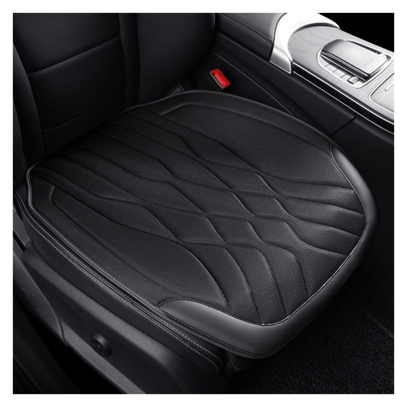 ZUKPHBWYWK Autositzbezüge Autositzbezug, Auto-Sitzkissen, Auto-Innenausstattung, Auto-Vordersitzbezüge, Autobezüge. Sitzbezug(Schwarz,1xFront Seat Covers) von ZUKPHBWYWK