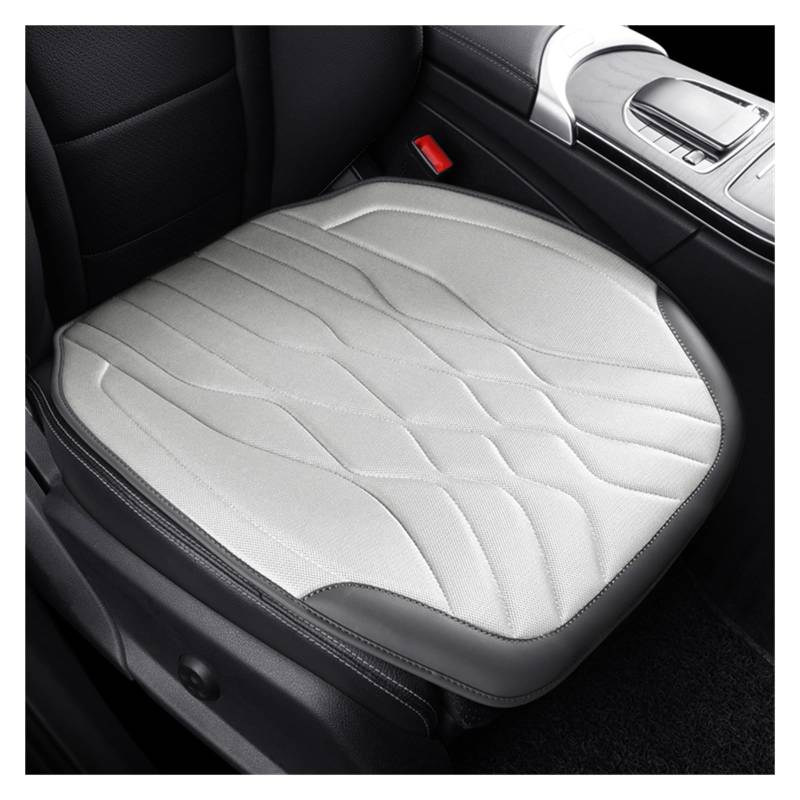 ZUKPHBWYWK Autositzbezüge Autositzbezug, Auto-Sitzkissen, Auto-Innenausstattung, Auto-Vordersitzbezüge, Autobezüge. Sitzbezug(White Gray,1xFront Seat Covers) von ZUKPHBWYWK