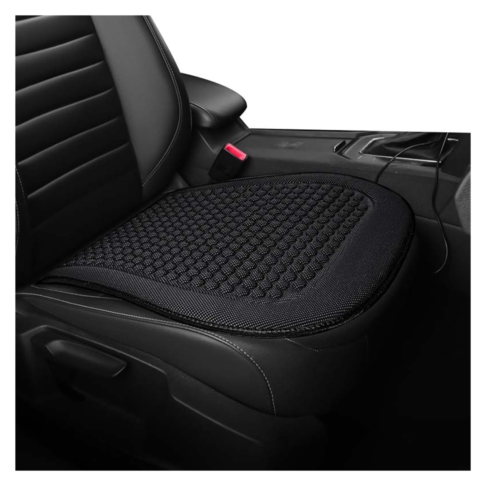 ZUKPHBWYWK Autositzbezüge Autositzbezug, Sommerkühlung, Autositzkissen, universeller Fahrzeugstuhl, Rückenlehne, Innenpolsterung, Mattenschutz. Sitzbezug(Schwarz,1xFront Seat Covers) von ZUKPHBWYWK