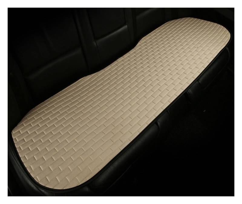 ZUKPHBWYWK Autositzbezüge Flachs-Autositzbezug, Automobil-Leinen-Sitzkissen, Polstermatte mit Rückenlehne, Innenzubehör. Sitzbezug(Beige,1xHigh Back Seat Covers) von ZUKPHBWYWK