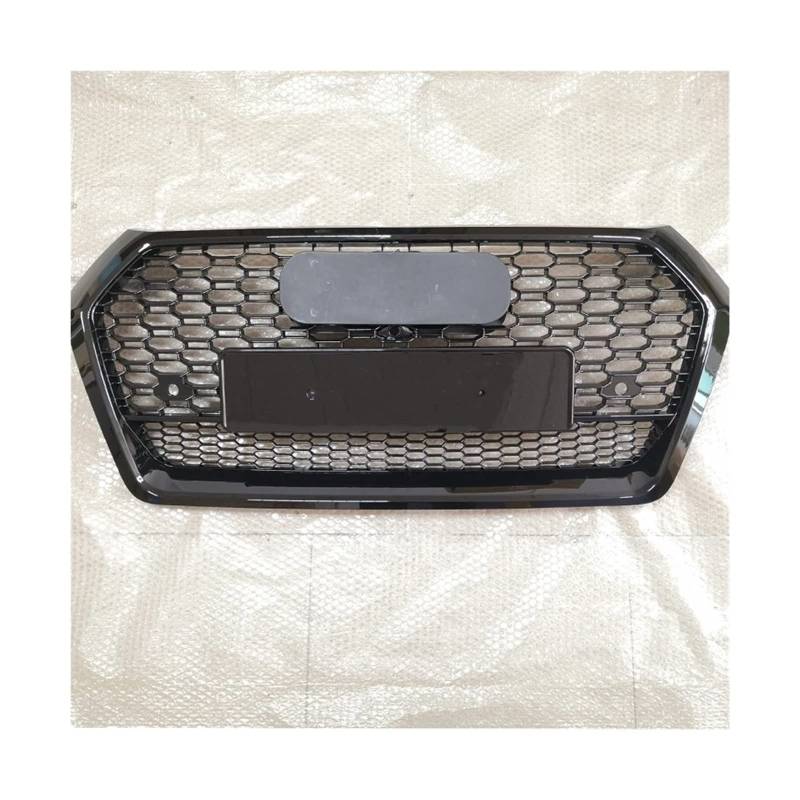 ZUKPHBWYWK Autositzbezüge Frontstoßstange Racing Grill Sport Engine Mesh Guard Grids Für Q5 Für SQ5 2018-2020 Sitzbezug(Rsq5 Style Black) von ZUKPHBWYWK