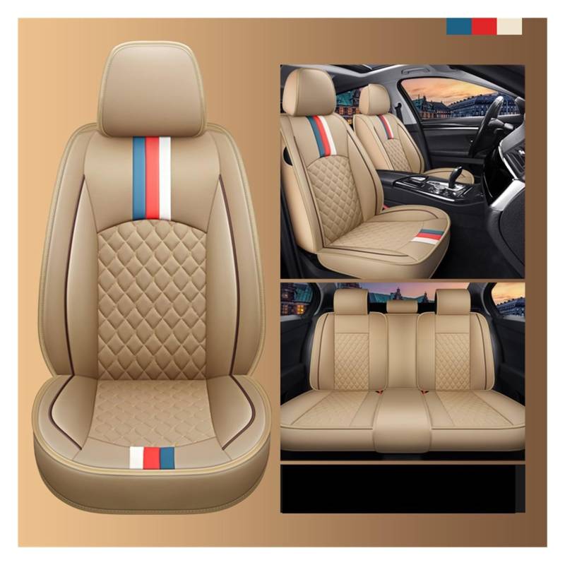 ZUKPHBWYWK Autositzbezüge Für E87 1 Serie Für E81 E82 E88 F20 F21 F52 F40 Universal Style Autositzbezug Autozubehör Sitzschutz. Sitzbezug(Beige,Set of seat Covers) von ZUKPHBWYWK