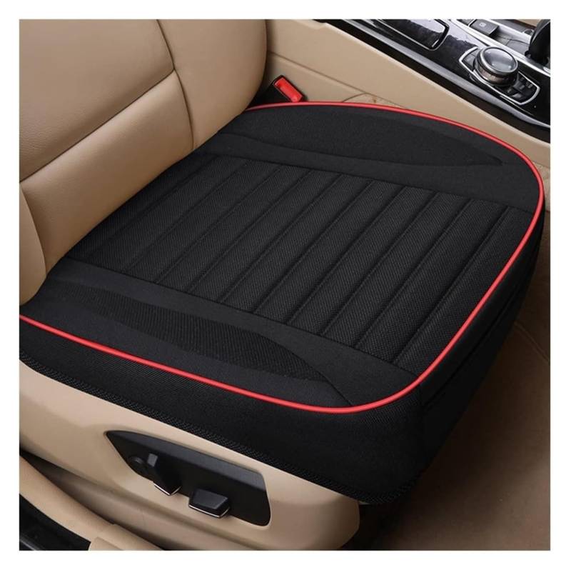 ZUKPHBWYWK Autositzbezüge Für L&and R&Over Für Discovery 3/4 Für Freelander 2 Sport Für Range Sport Für Evoque Autositzbezug Auto Pad Kissen Sitzbezug(1pcs Front,Schwarz) von ZUKPHBWYWK