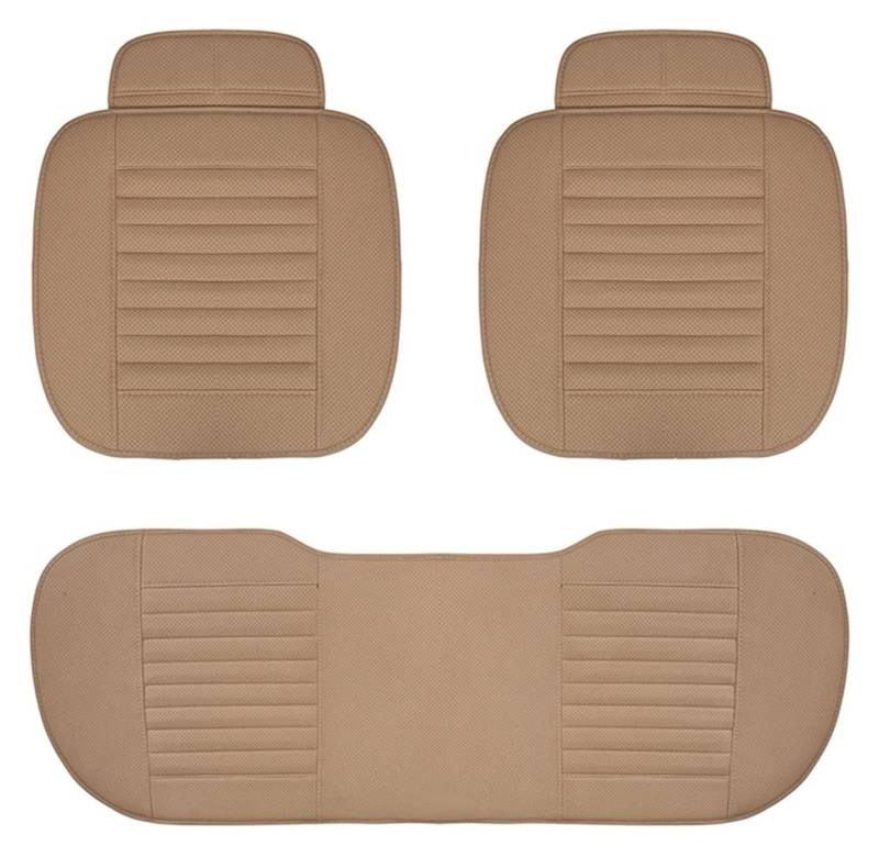 ZUKPHBWYWK Autositzbezüge Für M&ITSUBISHI Für Outlander ASX Für Eclipse Für Kreuz Für Lancer Für Pajero Sport V93 Für Zinger Auto Sitz Abdeckung Sitzkissen Sitzbezug(Beige) von ZUKPHBWYWK