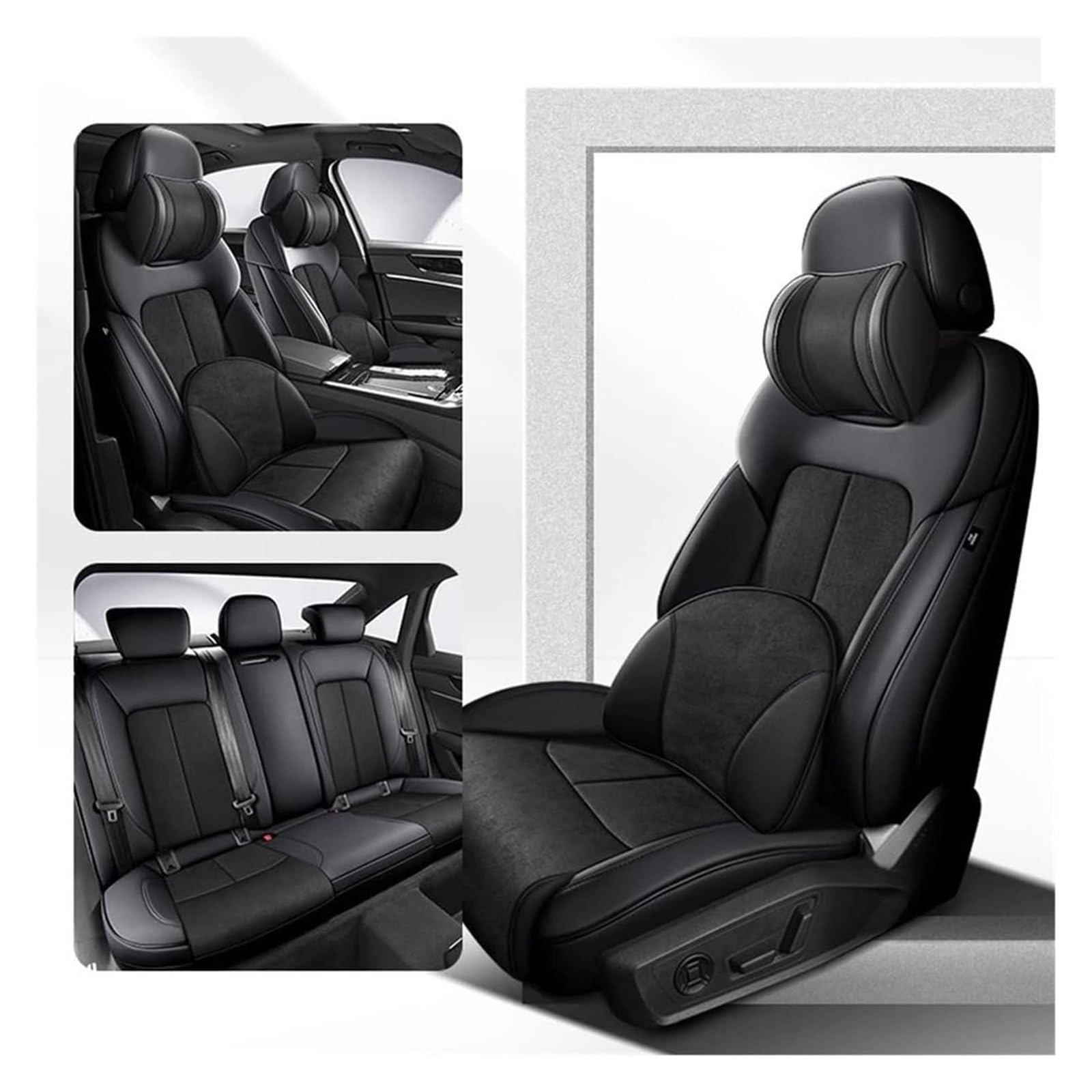 ZUKPHBWYWK Autositzbezüge Für Mazda 6 2004 2005 2006 2007 2008 2009 2012 Autositzbezug Komplettset Innenkissen Sitzschutz Sitzbezug(Luxury,4) von ZUKPHBWYWK