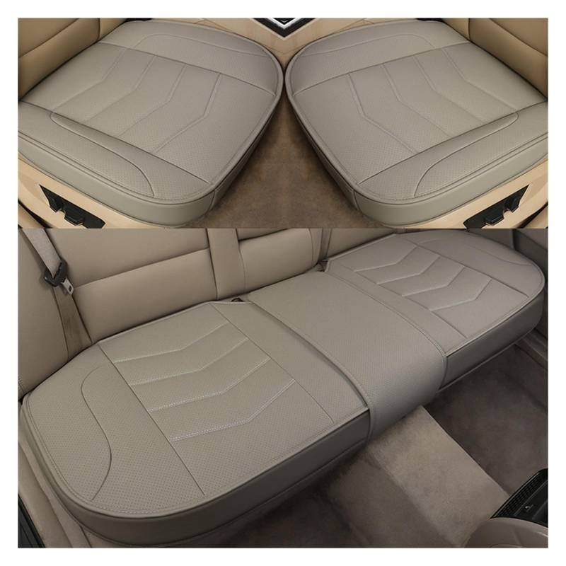 ZUKPHBWYWK Autositzbezüge Für Mercedes B&ENZ ABCESRG CL CLA CLK CLS ML GL GLA GLC GLE GLS X Leder Autositzbezug Pad. Sitzbezug(Grey,Set of seat Covers) von ZUKPHBWYWK