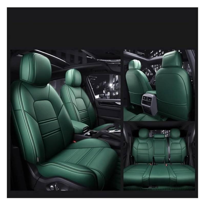 ZUKPHBWYWK Autositzbezüge Für P&orsche Für Cayenne Für Cayenne EV Für Macan Custom Car Seat Cover Full Set Sitzschutz Sitzbezug(7) von ZUKPHBWYWK