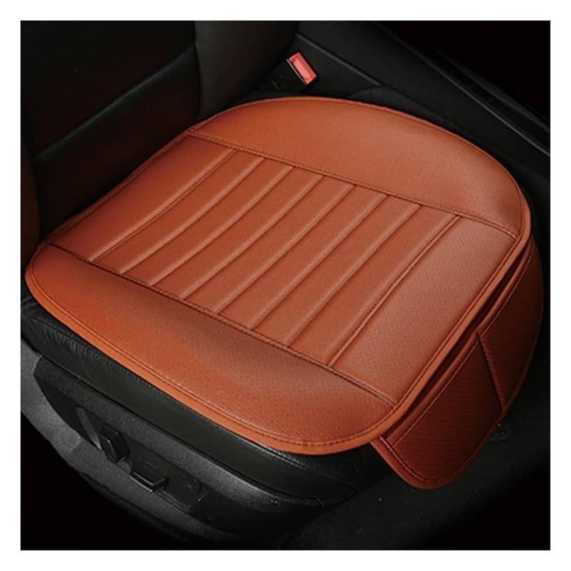 ZUKPHBWYWK Autositzbezüge Für X3 X1 X4 X5 X6 Z4 525 520 F30 F10 E46 E90 Leder Autositzbezug Pad Kissen Matte Anti-Rutsch Sitzbezug(1 PCS Brown) von ZUKPHBWYWK