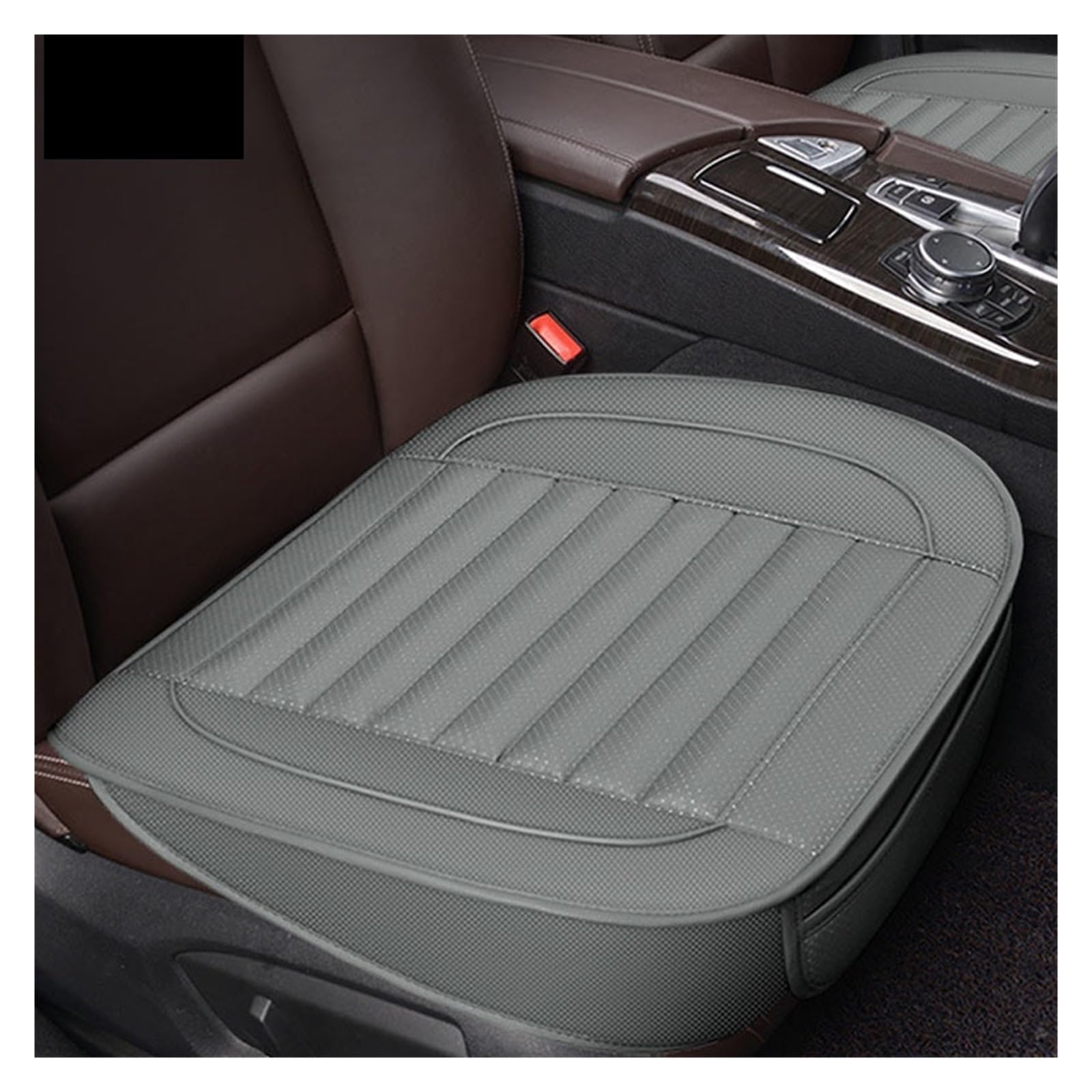 ZUKPHBWYWK Autositzbezüge Universal-Autositzbezüge, Schutz, Autositzbezug, Matten, Vier Jahreszeiten, Innensitzkissen, Lederbezug. Sitzbezug(Grey,1pcs Front Seat Covers) von ZUKPHBWYWK