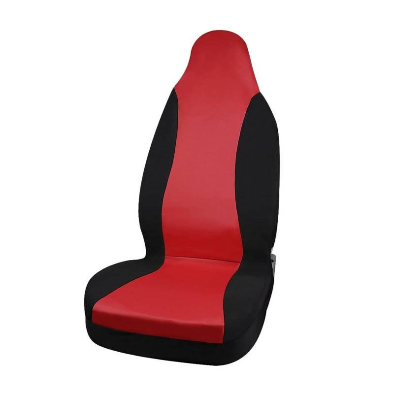 ZUKPHBWYWK Autositzbezüge Universal-Eimer-Autositzbezüge, Innensitz-Dekorationsbezüge, Zubehör für Auto, Fahrzeug, LKW, SUV. Sitzbezug(rot,1 x High Back Seat Covers) von ZUKPHBWYWK