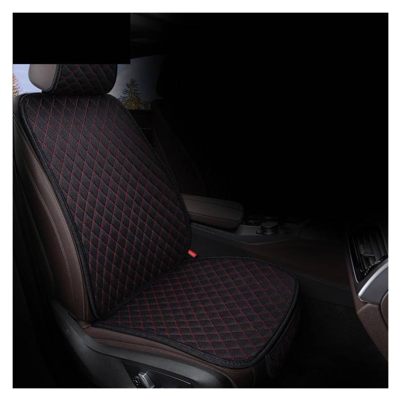 ZUKPHBWYWK Autositzbezüge Universelle Autositzbezüge, Premium-Flachs-Fahrzeugsitzkissen, Rutschfester Schutz. Sitzbezug(rot,1xHigh Back Seat Covers) von ZUKPHBWYWK