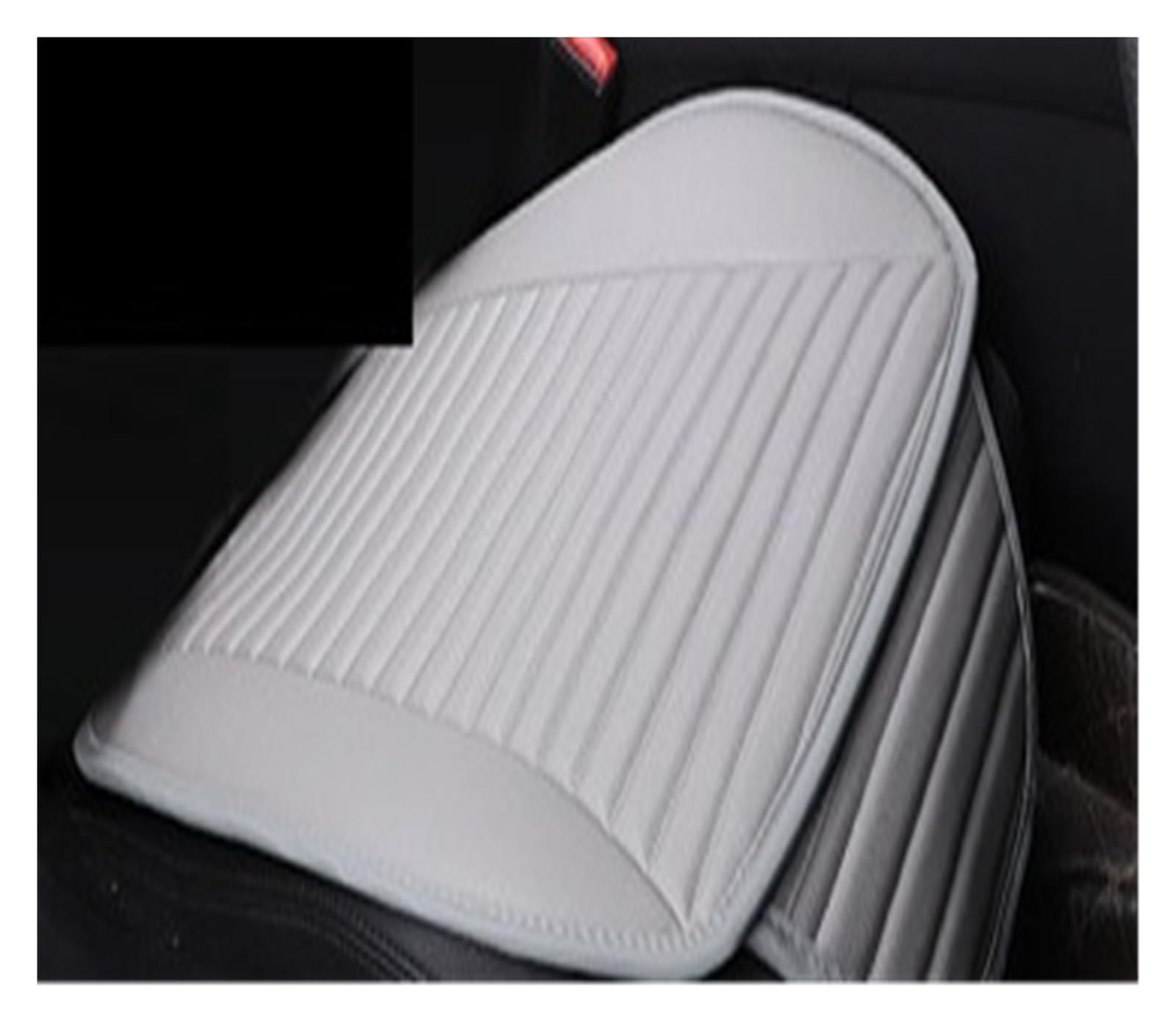 ZUKPHBWYWK Autositzbezüge Universelle Autositzbezüge, Pu-Leder, rutschfest, Wasser, leicht zu reinigen, Autositzkissen, Zubehör, Vier Jahreszeiten. Sitzbezug(Grey,1pcs Front Seat Covers) von ZUKPHBWYWK