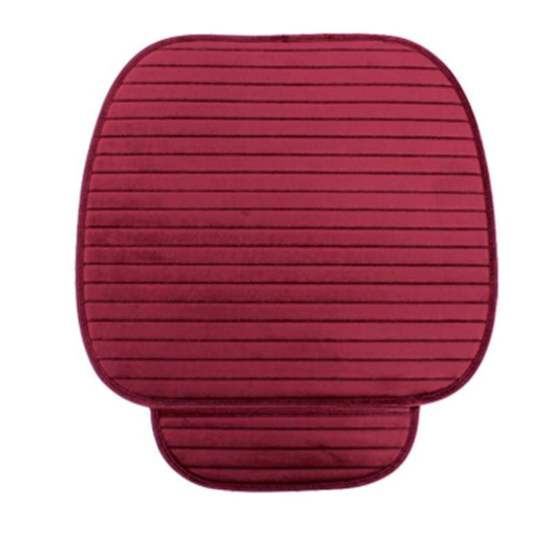 ZUKPHBWYWK Autositzbezüge Universeller Autositzbezug für vorne und hinten oder komplettes Set, beflocktes Stuhlschutz-Sitzkissen. Sitzbezug(rot,1xFront Seat Covers) von ZUKPHBWYWK