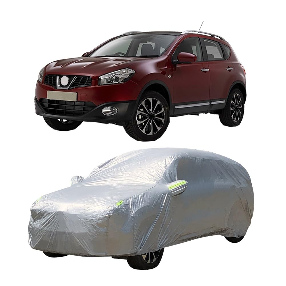 Autoplanen Autoabdeckung Abdeckplane für Nissan Qashqai Wasserdicht UV Atmungsaktiv Staubdicht Regen Outdoor Garagen Zubehör,2014-2023 von ZUMAHA