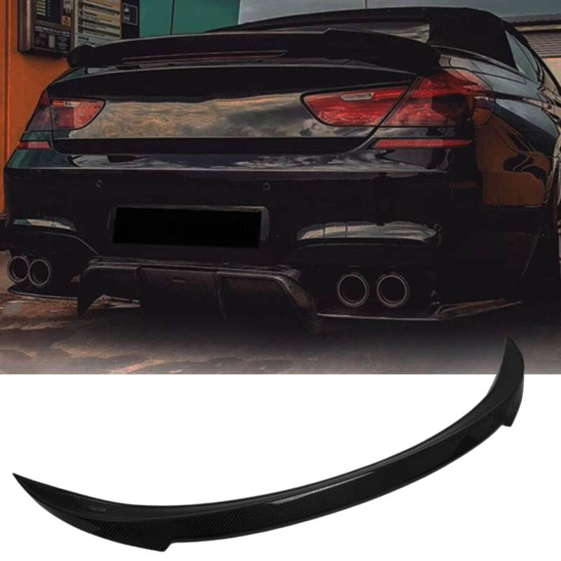 Heckspoiler Flügel Lippe für BMW 6er M6 F06 F12 640i 650i Limousine 2012-2016,Auto Heckspoiler,Spoiler Heckflosse,Dachspoiler,Auto Heckspoiler Flügellippe,Auto Heckflügel,Heckspoiler Lippe von ZUOBYMBC