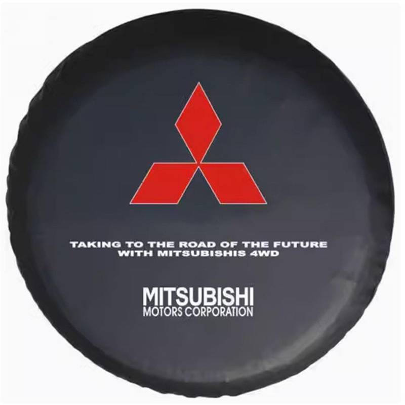 1 Stück Ersatzradabdeckungen für Mitsubishi Eclipse Roadster 2001-2012,Reserveradabdeckung Reifenabdeckungen Reifentaschen Reifencover Radschutzhülle Auto Exterieur Zubehör,17inch-A von ZUOYYMAI