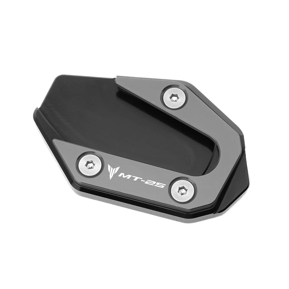 Motorrad Ständer Pad Für Ya&maha MT 25 MT-25 2014-20 2021 2022 2023 MT25 CNC Aluminium Ständer Fußplatte Seitenständer Pad Vergrößern Verlängerung von ZUYNPOQ