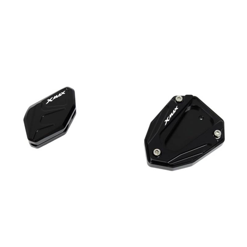 Motorrad Ständer Pad Für Ya&maha XMAX300 2023 2024 Extender Fuß Seitenständer Kickstand Pad CNC Motorrad Einseitiger Ständer Unterstützung Fuß Kick Vergrößerer von ZUYNPOQ