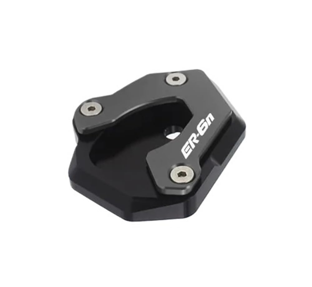 Motorrad Ständer Pad Motorrad CNC Kickstand Fuß Seitenständer Verlängerungspolster Stützplatte Vergrößern Ständer Für Ka&wasaki ER6N ER-6N 2012-2017 von ZUYNPOQ