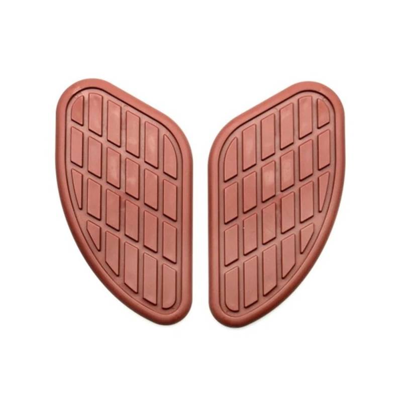 Motorrad Tankaufkleber Aufkleber 2 Stücke Motorrad Kraftstoff Tank Pad Schutz Knie Pads Anti-Slip Dekorative Seite Aufkleber Modifizierte Teile Acesssories Universal von ZUYNPOQ