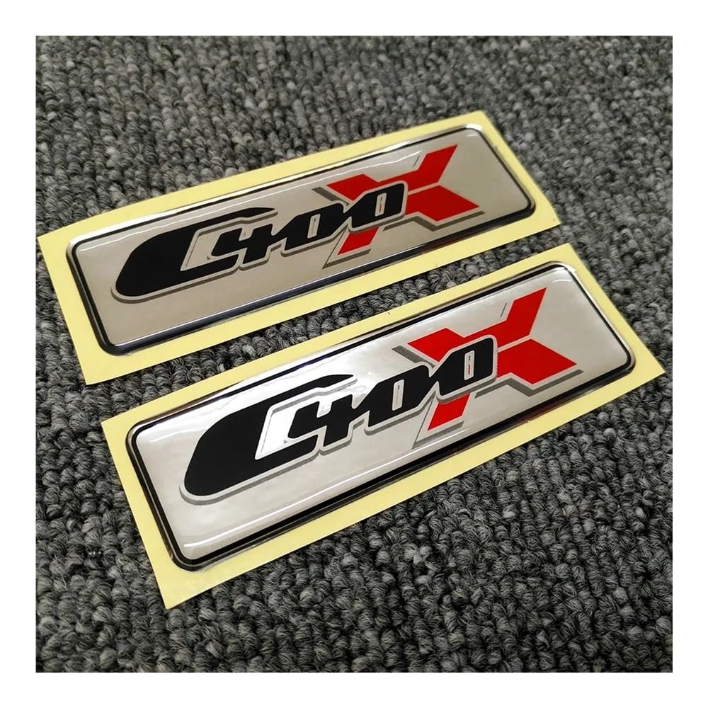 Motorrad Tankaufkleber Aufkleber Für C400X C400GT C 400 GT X Schutzverkleidung Emblem Aufkleber Aufkleber Motorrad Karosserie Komplettkits Dekoration Zubehör von ZUYNPOQ