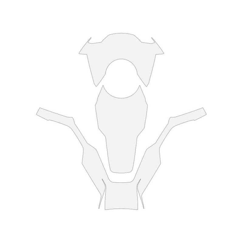 Motorrad Tankaufkleber Aufkleber Für F850GS GSADV Motorrad Ganzkörper Transparent Unsichtbare Schutz Film Von Fahrrad Zubehör Schutz Decals Kits von ZUYNPOQ