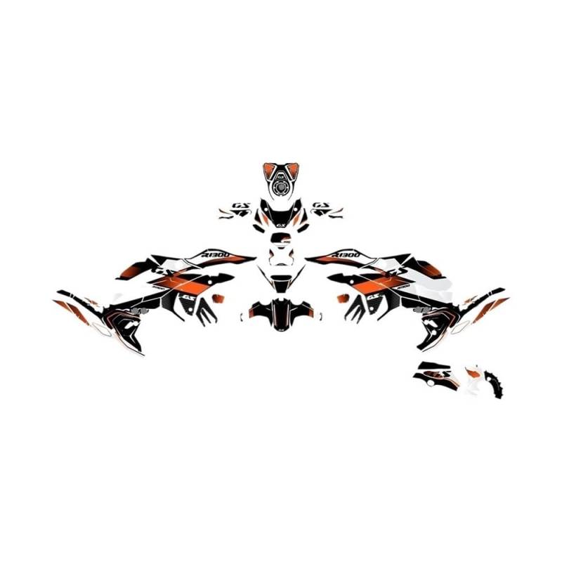 Motorrad Tankaufkleber Aufkleber Für R 1300 GS R1300GS GS 1300 2024- Motorradaufkleber Vollgrafik-Aufkleber-Set Zubehör Beständige Schutzkits von ZUYNPOQ