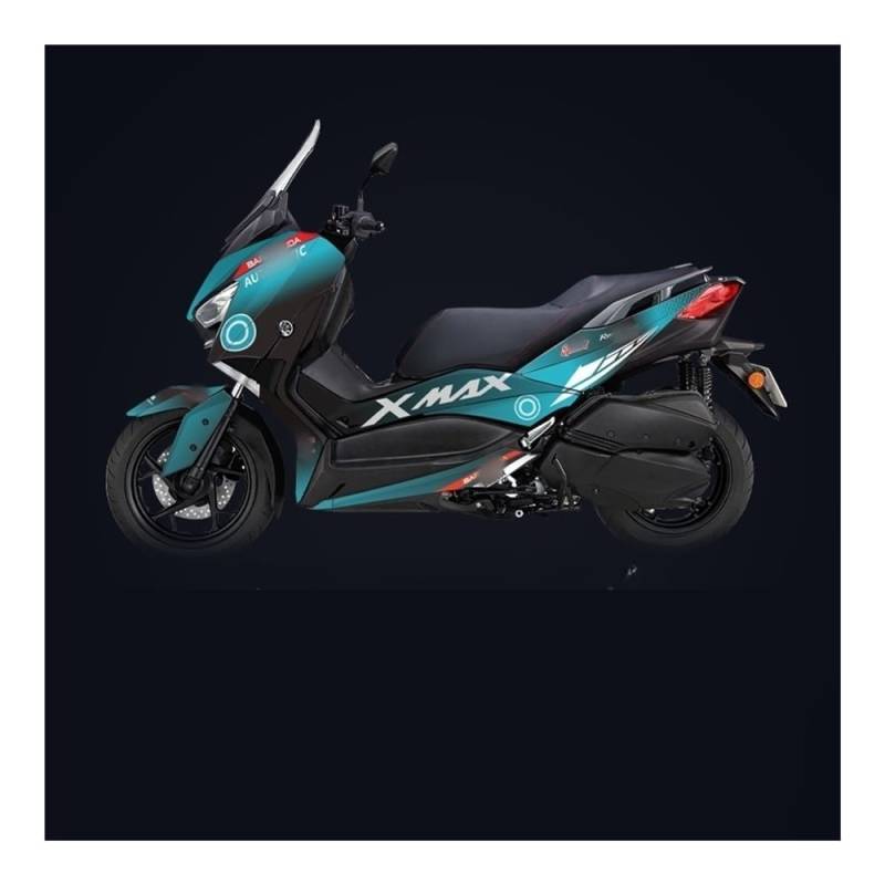 Motorrad Tankaufkleber Aufkleber Für Ya&maha X-Max 300 X-Max 400 Xmax 300 400 2017 2018 2019 2020 2021 2022 Zubehör Motorrad Aufkleber Verkleidung Körper Decals von ZUYNPOQ