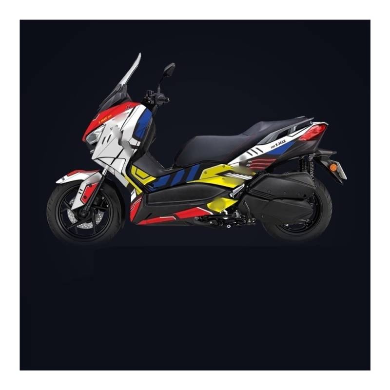 Motorrad Tankaufkleber Aufkleber Für Ya&maha X-Max 300 X-Max 400 Xmax 300 400 2017 2018 2019 2020 2021 2022 Zubehör Motorrad Aufkleber Verkleidung Körper Decals von ZUYNPOQ