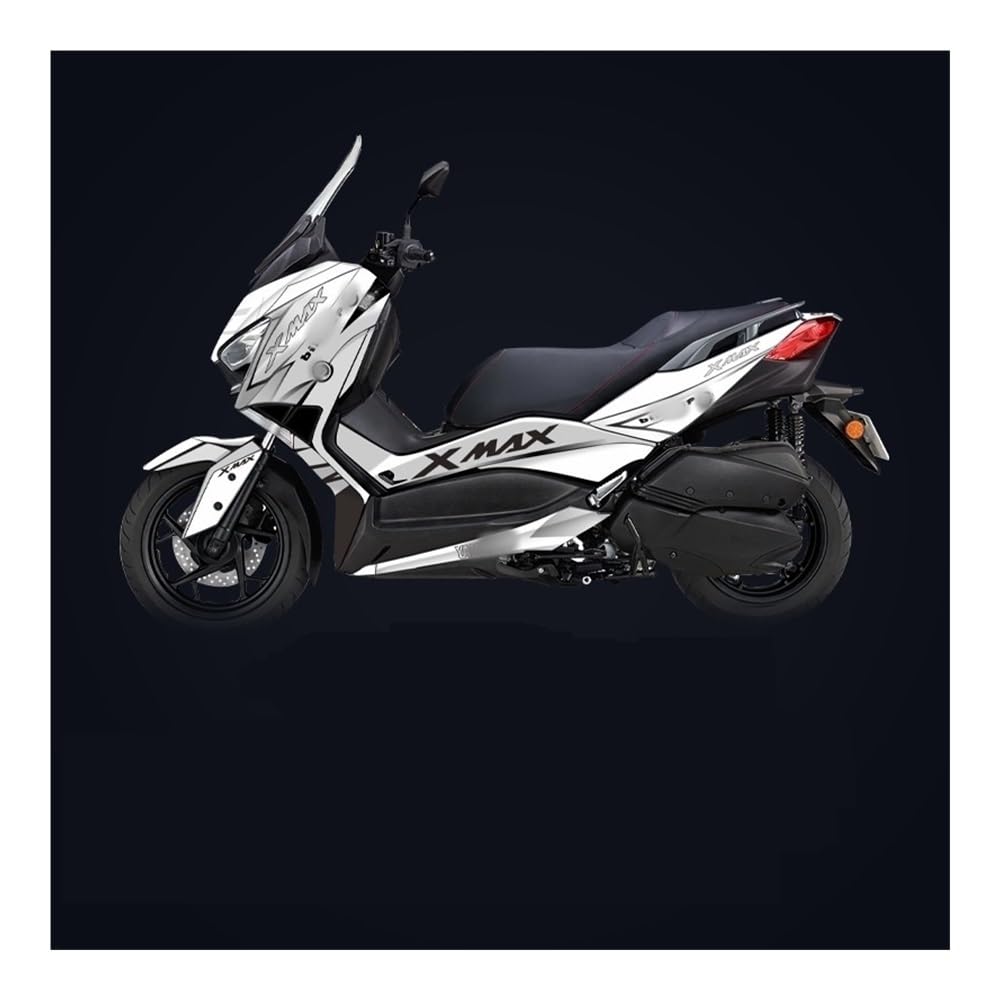 Motorrad Tankaufkleber Aufkleber Für Ya&maha X-Max 300 X-Max 400 Xmax 300 400 2017 2018 2019 2020 2021 2022 Zubehör Motorrad Aufkleber Verkleidung Körper Decals von ZUYNPOQ