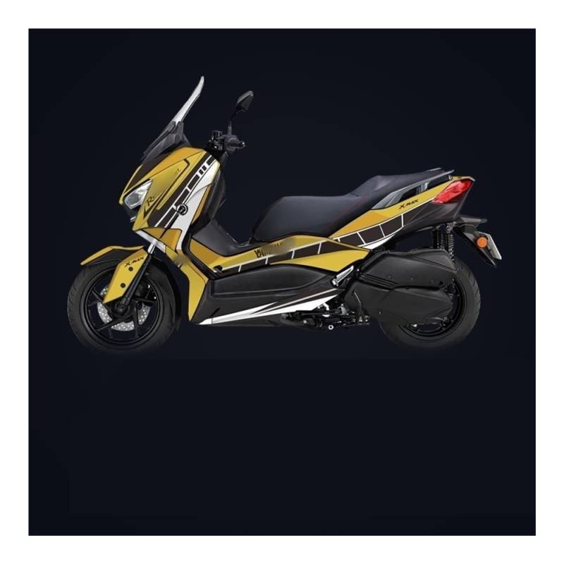 Motorrad Tankaufkleber Aufkleber Für Ya&maha X-Max 300 X-Max 400 Xmax 300 400 2017 2018 2019 2020 2021 2022 Zubehör Motorrad Aufkleber Verkleidung Körper Decals von ZUYNPOQ