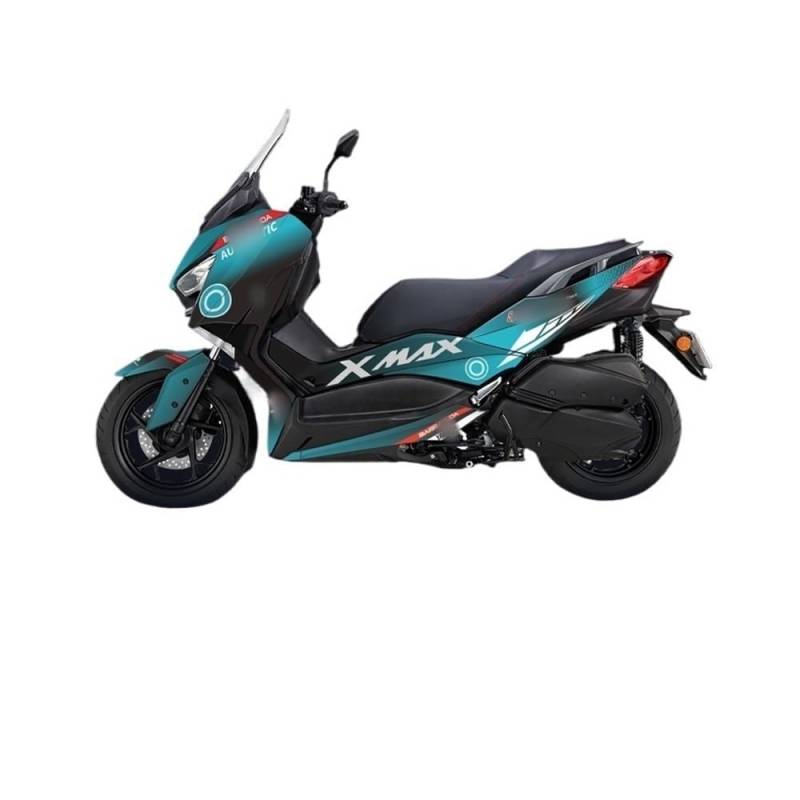 Motorrad Tankaufkleber Aufkleber Für Ya&maha X-Max 300 X-Max 400 Xmax 300 400 2017 2018 2019 2020 2021 2022 Zubehör Motorrad Aufkleber Verkleidung Körper Decals von ZUYNPOQ