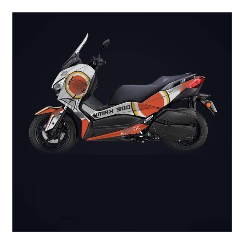 Motorrad Tankaufkleber Aufkleber Für Ya&maha X-Max 300 X-Max 400 Xmax 300 400 2017 2018 2019 2020 2021 2022 Zubehör Motorrad Aufkleber Verkleidung Körper Decals von ZUYNPOQ