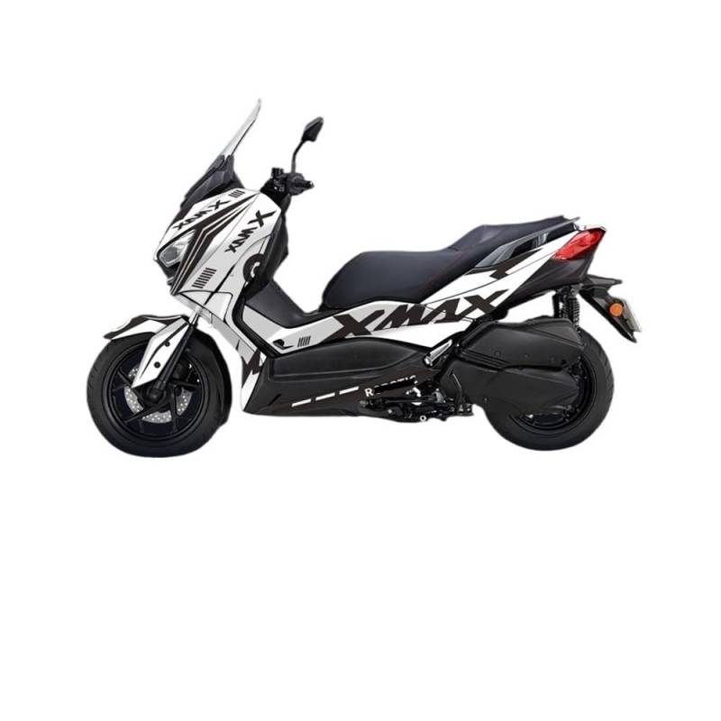 Motorrad Tankaufkleber Aufkleber Für Ya&maha X-Max 300 Xmax 300 2017 2018-2022 2023 Motorrad Aufkleber Verkleidung Körper Decals Moto Zubehör von ZUYNPOQ